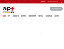 Tablet Screenshot of apf.org.br